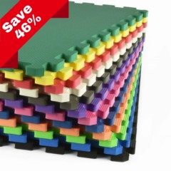 Foam Kids and Gym Mats Premium 5/8 Inch x 2x2 Ft. 