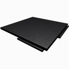 Sterling Athletic Sound Rubber Tile Black 2 Inch x 2x2 Ft.