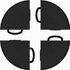 Techfloor Outside Corners shown in Black