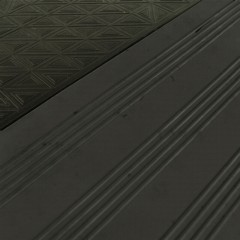 Solid Super Soft Tile installed with Edge Ramp Wide Black 