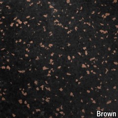 Rubber Tile Interlocking 2x2 Ft 1/2 Inch 10% Color Custom Pacific brown 10c