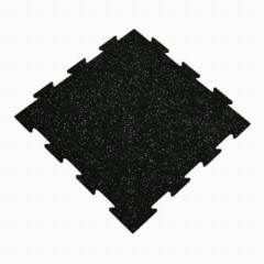 Rubber Tile Interlocking 10% Color Pacific 1/2 Inch x 2x2 Ft.