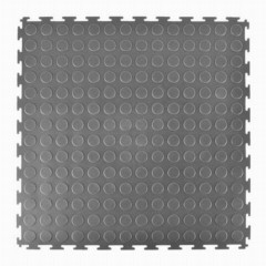 Home Garage Coin Top PVC Gray Ever 3/16 Inch x 20x20 Inches