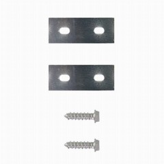Wearwell Foundation Platform System 4 In. Concrete Anchor Kit Set of 2 Screws and Plates