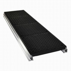 Wearwell Foundation Platform System Diamond-Plate 4x18x54 Inch Kit