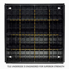 Wearwell Foundation Platform System Diamond-Plate Tiles 18x18 In. Cs 4 Bottom