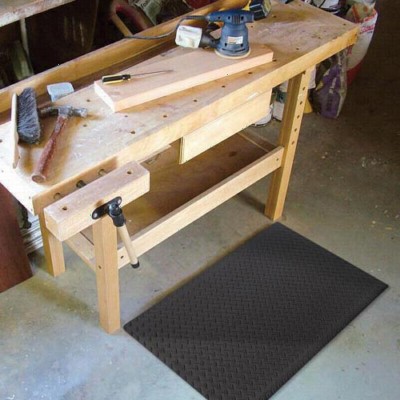 Diamond Deluxe Soft Foot 2x3 Feet Black workshop