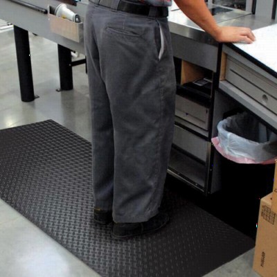 Diamond Foot Solid 3x5 feet Black install