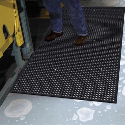 WorkStep Black Mat 3x20 Feet Black industrial install
