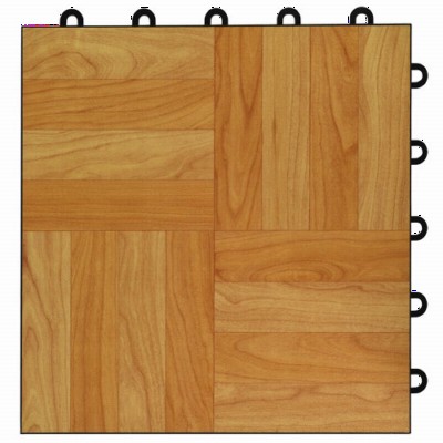 Max Tile Raised Modular Floor Tile light oak parquet