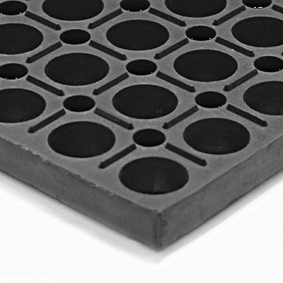 VIP Duralok Black Stub 3x5 Feet Black