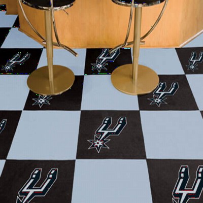 Carpet Tile NBA San Antonio Spurs 18x18 Inches 20 per carton