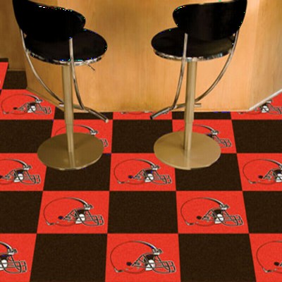 NFL Cleveland Browns 18x18 carpet tile