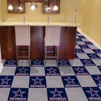 NFL Dallas Cowboys Carpet tile 18x18