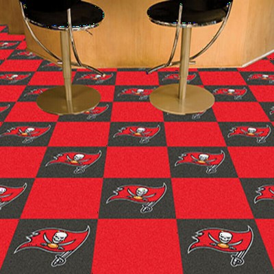 NFL Tampa Bay Buccaneers 18x18 carpet tile