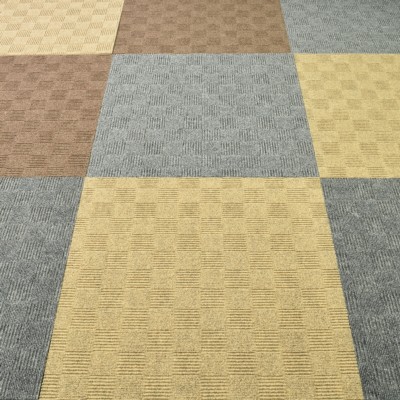 Carpet Tiles Smart Transformations Crochet 24x24 In 15 per case Multi Color Layout
