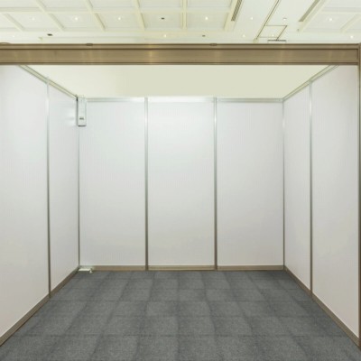 Carpet Square Modular Trade Show Tiles 20x30 Ft. Kit gray booth