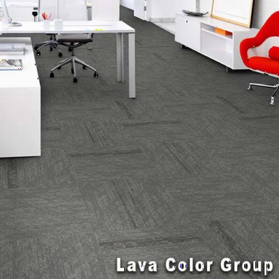 Details Matter Commercial Carpet Tiles 24x24 Inch Carton of 18 Lava Install Quarter Turn