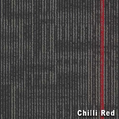 Echo Commercial Carpet Tiles 24x24 Inch Carton of 18 Chilie Red Full