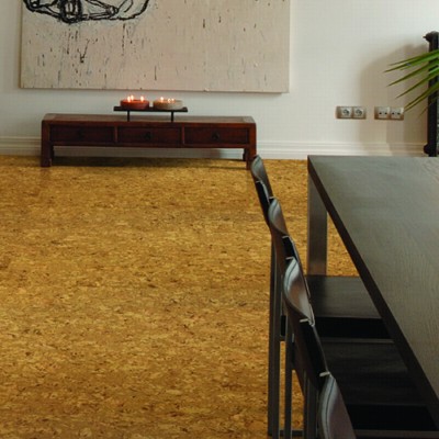 Cork Laminate Flooring Latvia in a home dining room