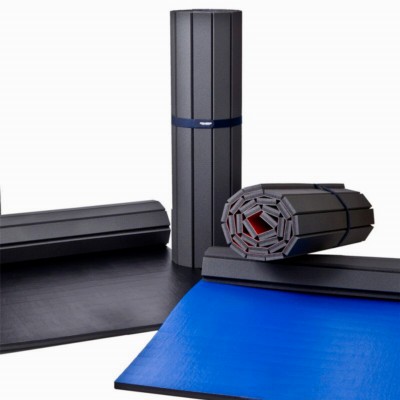 Home Wrestling Flexi-Roll Mat Smooth Surface without Marks 1-1/4 Inch x 10x10 Ft. roll surface and bottom