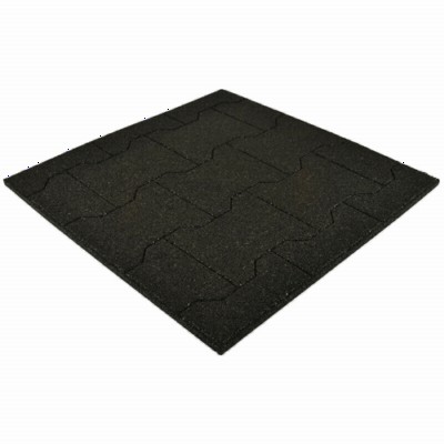 Angled Equine Paver Horse Tile 2x2 Dog Bone 2x2.