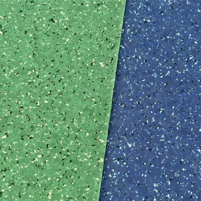 Performance Beast Supreme Colors 10.5 mm Rolls per SF Green and Blue close up