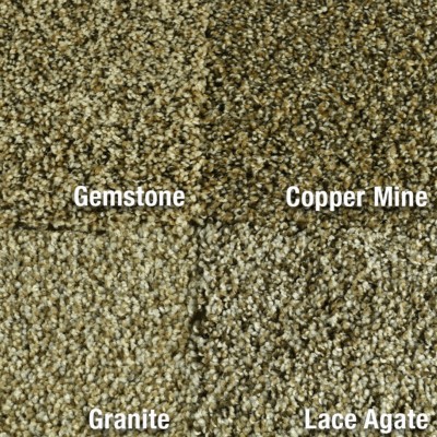 Walk in the Park Peel and Stick Carpet Tiles 3/4 Inch x 18x18 Inches 10 Per Carton all colors