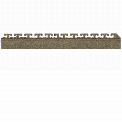 Waterhog Modular Tile Square Side Border 18 inch side border.