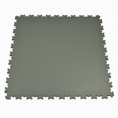 Commercial Vinyl Floor Tiles SupraTile 7 mm Dovetail Textured Black / Grays full