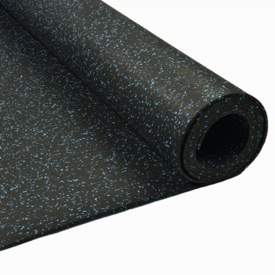 ForceFit Athletic Rolled Rubber with blue flecks on white background
