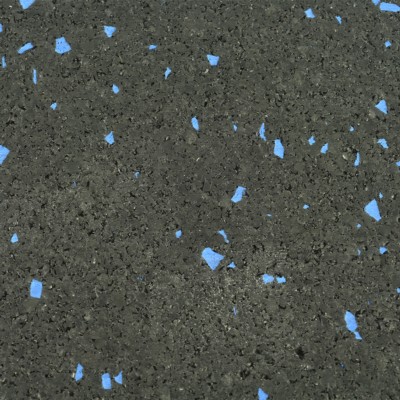 ForceFit West Athletic Rolled Rubber 10% Color 1/2 Inch x 4 Ft. Wide Per SF Blue close up