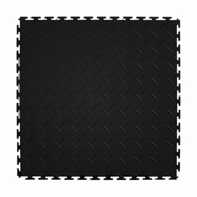 Diamond Top Tile Black or Dark Gray 8 tiles showing black tile.
