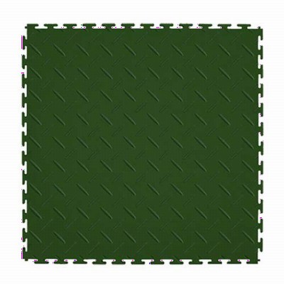 Diamond Top Floor Tiles Colors 8 tiles showing one green tile.