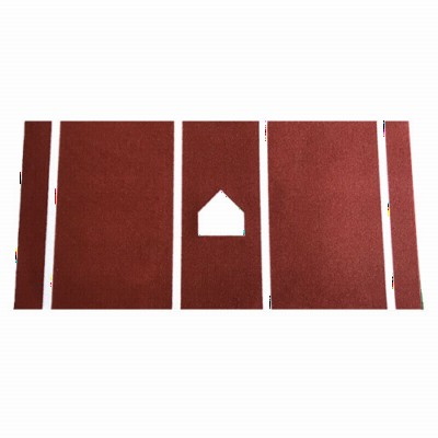 Home Plate Mat clay