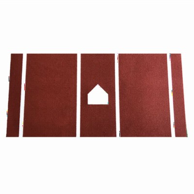 Home Plate Mat clay