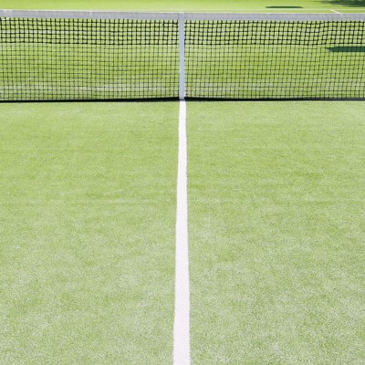 Tennis Court Artificial Turf Roll 3/4 Inch x 15 Ft. Wide Per SF Tennis Court with Net