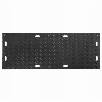 MambaMat Ground Protection Mat Black 1/2 Inch x 3x6 Ft. full mat with diamond top texture