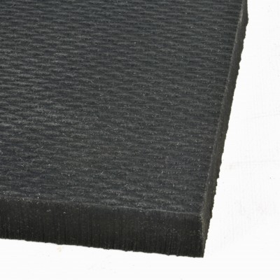 Horse Stall Interlocking Mat Right Corner Border 3/4 Inch x 4x6 Ft. - Black - Equine