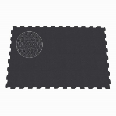 Sundance Horse Stall Mat Kit 12x16 Ft x 3/4 In Black Center tile