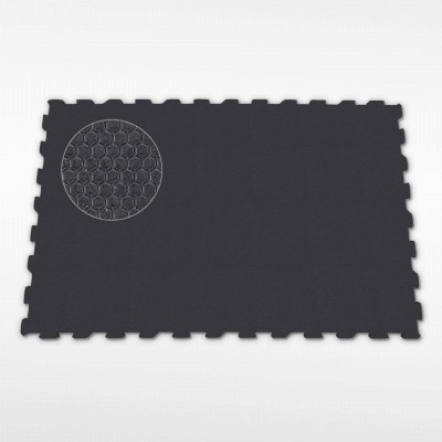 Sundance Horse Stall Mat Kit 10x12 Ft Black Interlocking Full