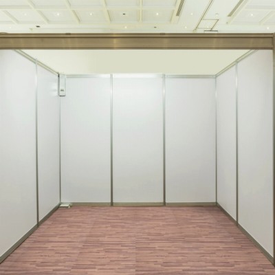 Wood Grain Reversible Interlocking Foam Tiles Trade Show 10x10 Ft. Kit Dark