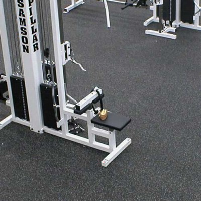 Interlocking Rubber Floor Tiles Mega Lock  34 Inch Color weight room 