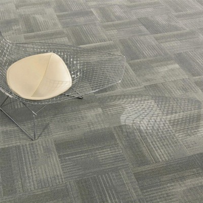 Nexus Commercial Carpet Tile .42 Inch x 50x50 cm per Tile Chair in Stone color