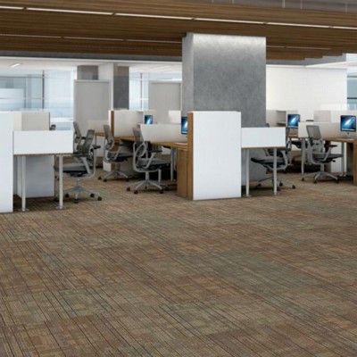 Out of Bounds Commercial Carpet Tile .25 Inch x 2x2 Ft. 13 per Carton Cubicles in Office color Meld