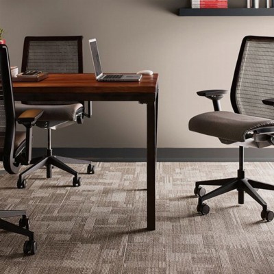 Point of View Commercial Carpet Plank .27 Inch x 18x36 Inches 10 per Carton Office Desk with Keen color