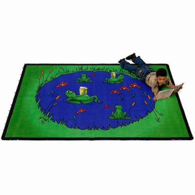 Frogs Kids Rug 6 x 9 feet
