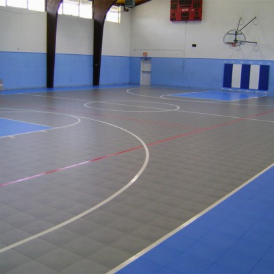 Indoor Court Tile Solid Surface 1/2 Inch x 1x1 Ft. basketball court