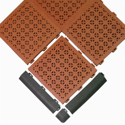 StayLock Corner Black with staylock perforated tiles