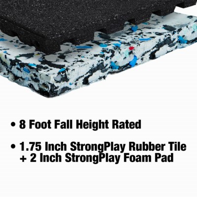 StrongPlay Foam Pad 2 inch x 4x5 Ft. 8 ft fall height rated